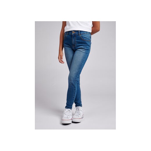 Lee Jeansy Scarlett High Waist LEG5005 Niebieski ze sklepu MODIVO w kategorii Spodnie dziewczęce - zdjęcie 168621499