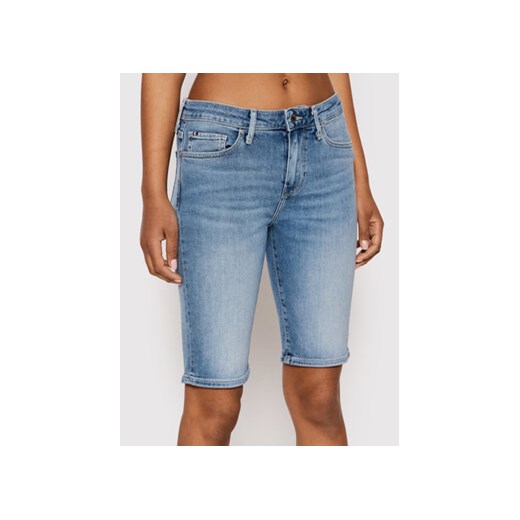 Tommy Hilfiger Szorty jeansowe Venice WW0WW33211 Niebieski Slim Fit ze sklepu MODIVO w kategorii Szorty - zdjęcie 168621519