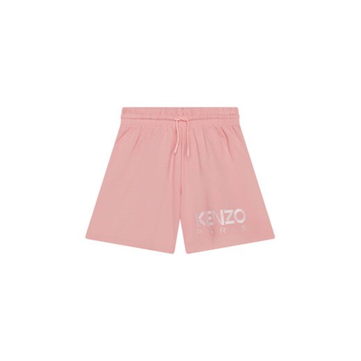 Kenzo Kids Szorty materiałowe K14253 S Różowy Regular Fit ze sklepu MODIVO w kategorii Spodenki dziewczęce - zdjęcie 168622078