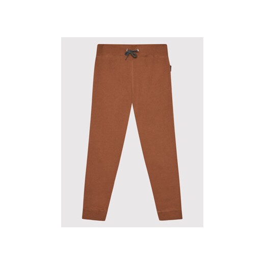 NAME IT Spodnie dresowe Solid Coloured 13153684 Brązowy Regular Fit ze sklepu MODIVO w kategorii Spodnie i półśpiochy - zdjęcie 168622105