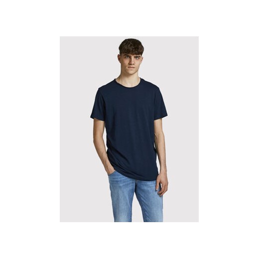 Jack&Jones T-Shirt Basher 12182498 Granatowy Regular Fit ze sklepu MODIVO w kategorii T-shirty męskie - zdjęcie 168622647