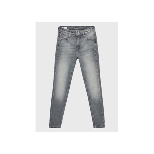 Pepe Jeans Jeansy Pixlette PG201542 Szary Skinny Fit ze sklepu MODIVO w kategorii Spodnie dziewczęce - zdjęcie 168622716