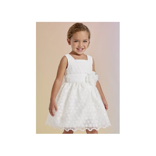 Abel & Lula Sukienka elegancka 5044 Biały Regular Fit ze sklepu MODIVO w kategorii Sukienki dziewczęce - zdjęcie 168622746