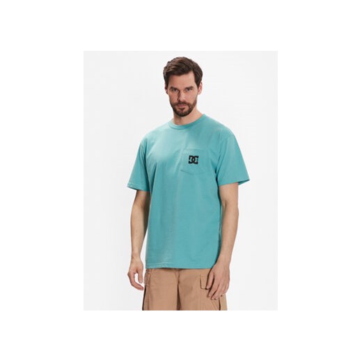 DC T-Shirt Star Pocket ADYZT05043 Niebieski Relaxed Fit L MODIVO