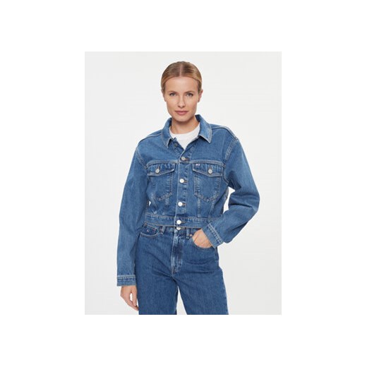 Tommy Jeans Kurtka jeansowa Claire DW0DW16096 Niebieski Regular Fit ze sklepu MODIVO w kategorii Kurtki damskie - zdjęcie 168623045