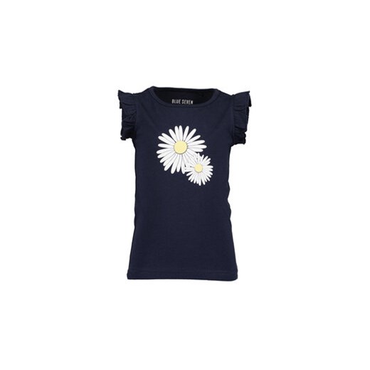 Blue Seven T-Shirt 700044 X Granatowy Regular Fit ze sklepu MODIVO w kategorii Bluzki dziewczęce - zdjęcie 168623047