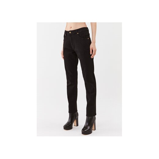 Versace Jeans Couture Jeansy 75HAB5B1 Czarny Regular Fit ze sklepu MODIVO w kategorii Jeansy damskie - zdjęcie 168623109