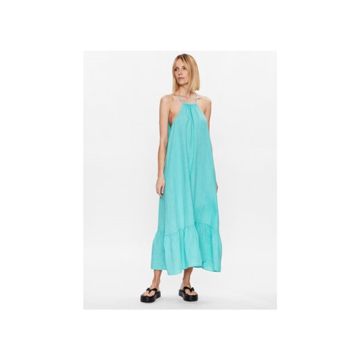Replay Sukienka letnia W9004.000.84614G Niebieski Regular Fit ze sklepu MODIVO w kategorii Sukienki - zdjęcie 168623376