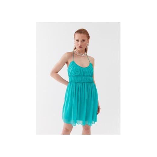 Patrizia Pepe Sukienka letnia 2A2516/A061-G550 Niebieski Regular Fit ze sklepu MODIVO w kategorii Sukienki - zdjęcie 168623505