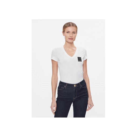 Armani Exchange T-Shirt 3DYT35 YJ3RZ 1000 Biały Regular Fit ze sklepu MODIVO w kategorii Bluzki damskie - zdjęcie 168623558