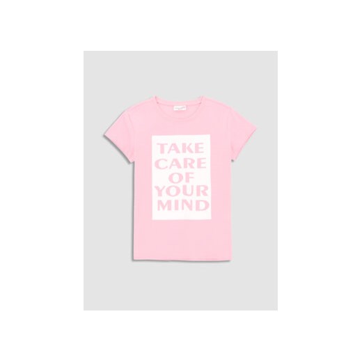Coccodrillo T-Shirt WC3143205EVG Różowy Regular Fit ze sklepu MODIVO w kategorii Bluzki dziewczęce - zdjęcie 168623718