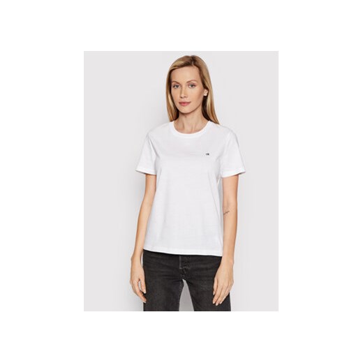 Calvin Klein T-Shirt K20K202132 Biały Regular Fit Calvin Klein XS MODIVO