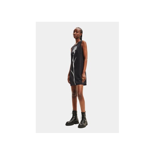 Desigual Sukienka letnia 23WWVW49 Czarny Regular Fit ze sklepu MODIVO w kategorii Sukienki - zdjęcie 168623959