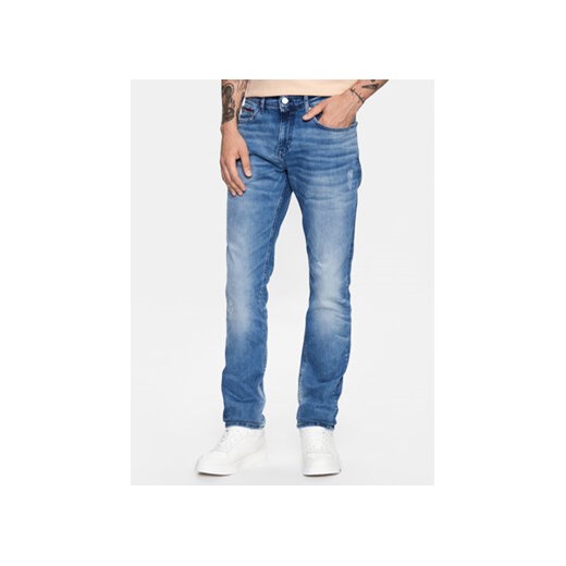 Tommy Jeans Jeansy Scanton DM0DM16645 Granatowy Slim Fit ze sklepu MODIVO w kategorii Jeansy męskie - zdjęcie 168624329