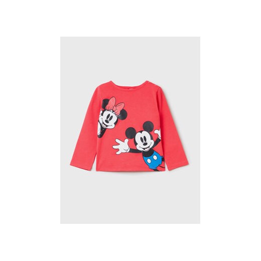 OVS Bluzka DISNEY 1617101 Czerwony Regular Fit ze sklepu MODIVO w kategorii Bluzki dziewczęce - zdjęcie 168624435