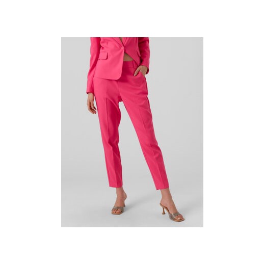 Vero Moda Chinosy 10297441 Różowy Tapered Fit ze sklepu MODIVO w kategorii Spodnie damskie - zdjęcie 168624716