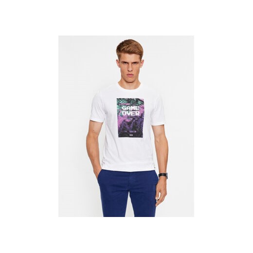 Boss T-Shirt Temessage 50503552 Biały Relaxed Fit ze sklepu MODIVO w kategorii T-shirty męskie - zdjęcie 168624946