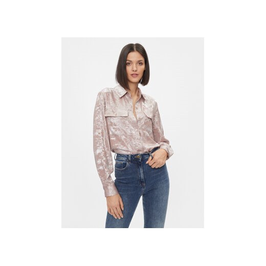 Guess Koszula Anna Maria W3BH63 WFQA0 Różowy Regular Fit Guess S MODIVO