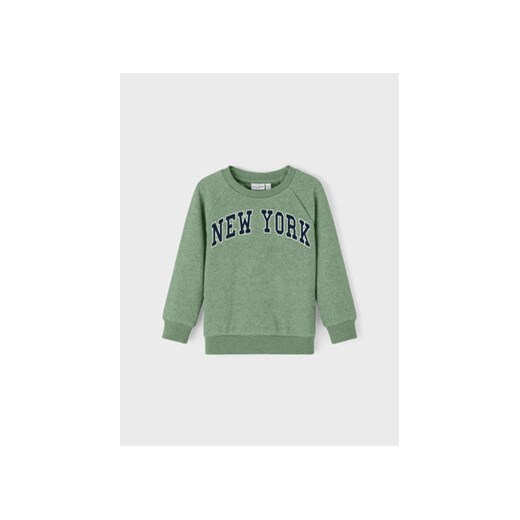 NAME IT Bluza 13215000 Zielony Regular Fit ze sklepu MODIVO w kategorii Bluzy i swetry - zdjęcie 168625807