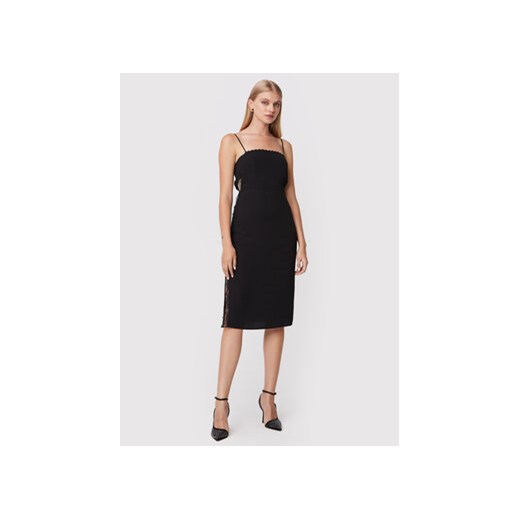 Pinko Sukienka koktajlowa Adonella 1G1848 V0B0 Czarny Regular Fit ze sklepu MODIVO w kategorii Sukienki - zdjęcie 168625949