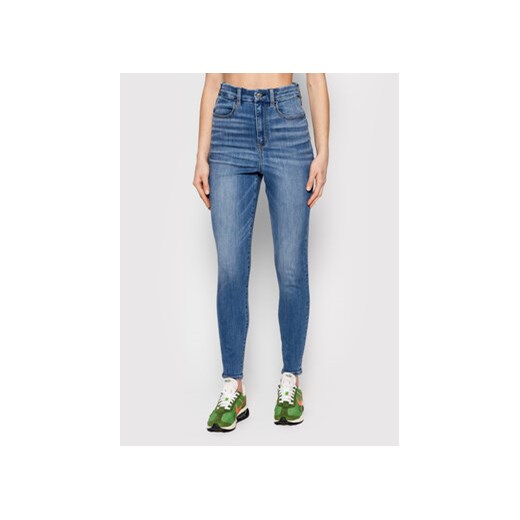 American Eagle Jeansy 043-3439-2357 Niebieski Slim Fit American Eagle 0_SHORT MODIVO okazyjna cena