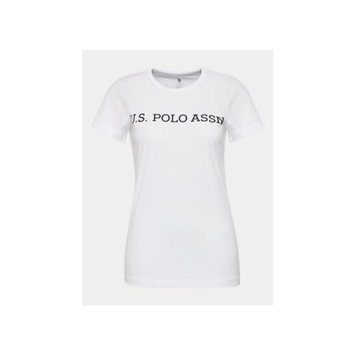 U.S. Polo Assn. T-Shirt 16595 Biały Regular Fit ze sklepu MODIVO w kategorii Bluzki damskie - zdjęcie 168626385
