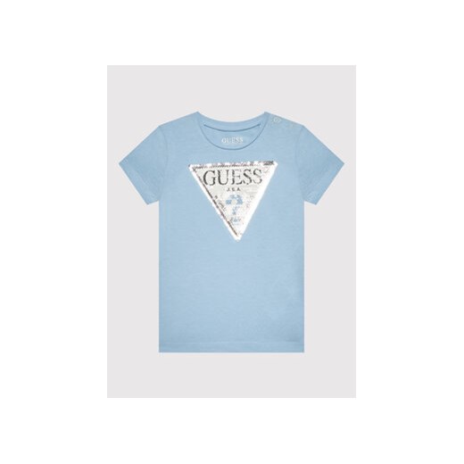 Guess T-Shirt K1YI26 K6YW1 Niebieski Regular Fit Guess 5Y MODIVO