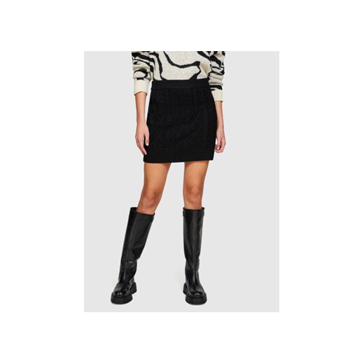 Sisley Spódnica mini 17L3M0008 Czarny Slim Fit ze sklepu MODIVO w kategorii Spódnice - zdjęcie 168626707