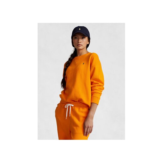 Polo Ralph Lauren Bluza Prl Cn Po 211943006007 Pomarańczowy Relaxed Fit ze sklepu MODIVO w kategorii Bluzy damskie - zdjęcie 168626747