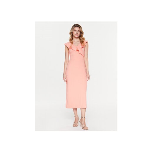 Silvian Heach Sukienka codzienna GPP23299VE Pomarańczowy Regular Fit ze sklepu MODIVO w kategorii Sukienki - zdjęcie 168626796