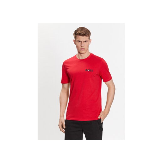 Boss T-Shirt Tiburt 50489420 Czerwony Regular Fit ze sklepu MODIVO w kategorii T-shirty męskie - zdjęcie 168627028
