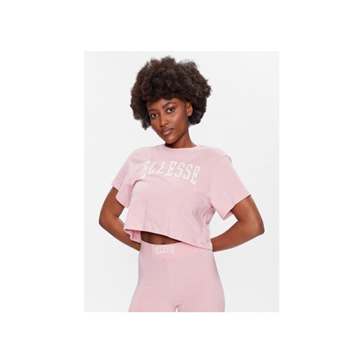 Ellesse T-Shirt Lanetto SGR17855 Różowy Regular Fit ze sklepu MODIVO w kategorii Bluzki damskie - zdjęcie 168627045