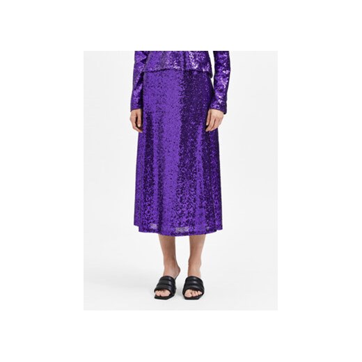 Selected Femme Spódnica trapezowa Sola 16086215 Fioletowy Regular Fit ze sklepu MODIVO w kategorii Spódnice - zdjęcie 168627068