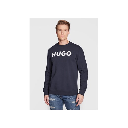 Hugo Bluza Dem 50477328 Granatowy Regular Fit ze sklepu MODIVO w kategorii Bluzy męskie - zdjęcie 168627099