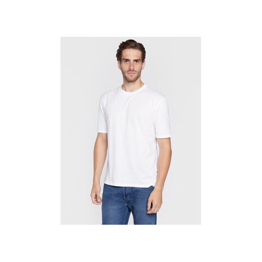 Sisley T-Shirt 3I1XS101J Biały Regular Fit ze sklepu MODIVO w kategorii T-shirty męskie - zdjęcie 168627226