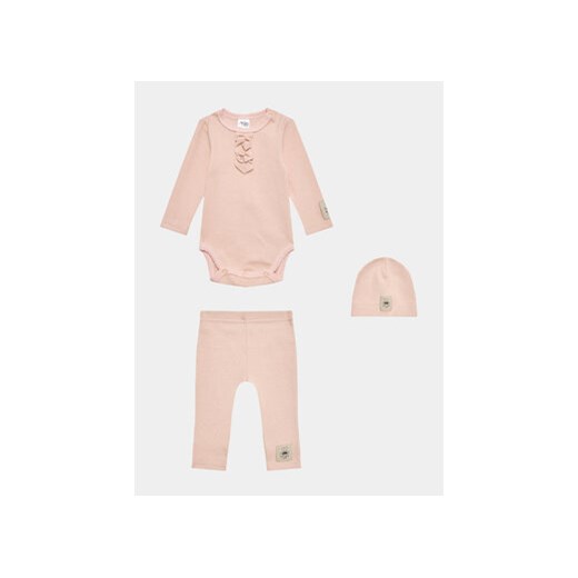 Jamiks Komplet body i spodnie Kaja I JZG369 Różowy ze sklepu MODIVO w kategorii Komplety niemowlęce - zdjęcie 168627556