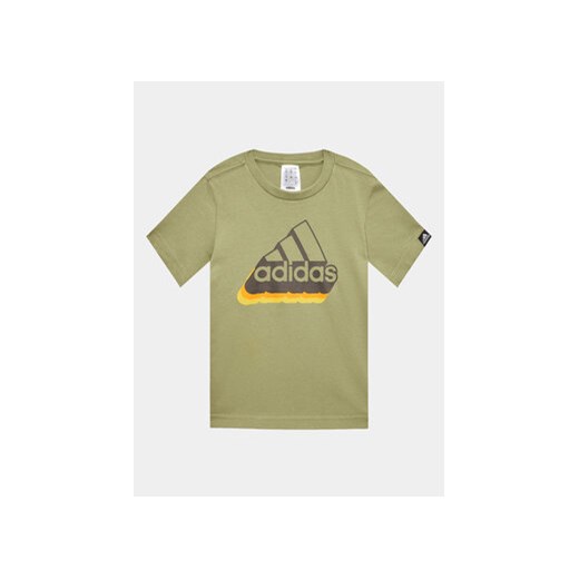 adidas T-Shirt HR8142 Zielony ze sklepu MODIVO w kategorii T-shirty chłopięce - zdjęcie 168627786