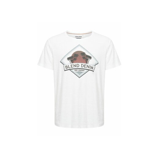 Blend T-Shirt 20715306 Biały Regular Fit ze sklepu MODIVO w kategorii T-shirty męskie - zdjęcie 168628186