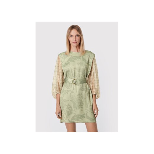 Ted Baker Sukienka koktajlowa Tahnya 261793 Zielony Regular Fit ze sklepu MODIVO w kategorii Sukienki - zdjęcie 168628475