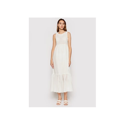 Rinascimento Sukienka letnia CFC0103535003 Biały Regular Fit ze sklepu MODIVO w kategorii Sukienki - zdjęcie 168628586