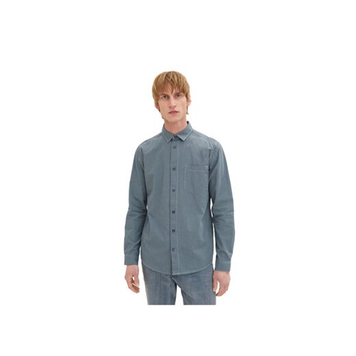 Tom Tailor Koszula 1034891 Niebieski Regular Fit ze sklepu MODIVO w kategorii Koszule męskie - zdjęcie 168628606