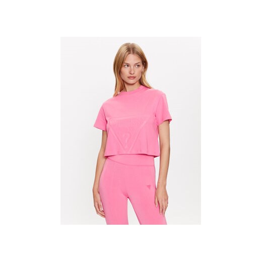Guess T-Shirt Adele V2YI06 K8HM0 Różowy Boxy Fit Guess M MODIVO