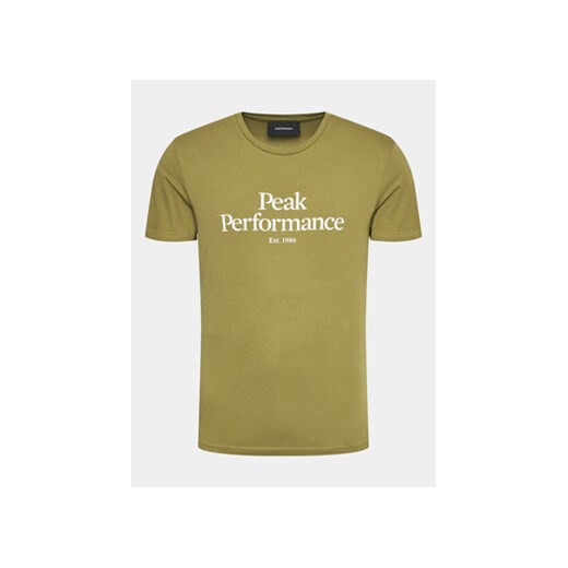 Peak Performance T-Shirt Original G77692390 Zielony Slim Fit ze sklepu MODIVO w kategorii T-shirty męskie - zdjęcie 168628726