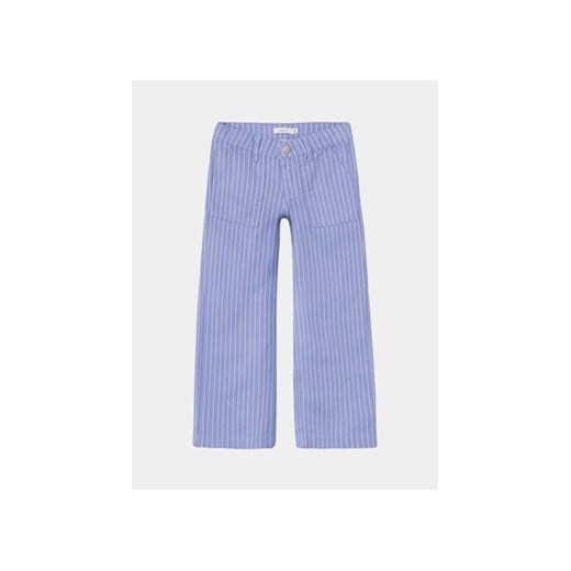 NAME IT Spodnie materiałowe Bella 13224809 Niebieski Wide Leg ze sklepu MODIVO w kategorii Spodnie dziewczęce - zdjęcie 168628757