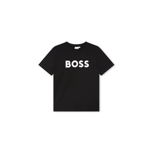 Boss T-Shirt J25P24 S Czarny Regular Fit ze sklepu MODIVO w kategorii T-shirty chłopięce - zdjęcie 168628805
