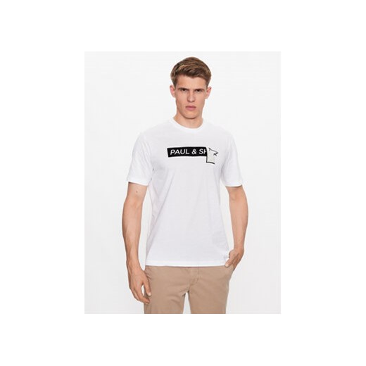 Paul&Shark T-Shirt 13311635 Biały Regular Fit ze sklepu MODIVO w kategorii T-shirty męskie - zdjęcie 168628835