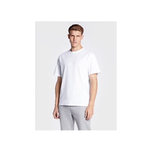 Solid T-Shirt 21107195 Biały Boxy Fit ze sklepu MODIVO w kategorii T-shirty męskie - zdjęcie 168629105