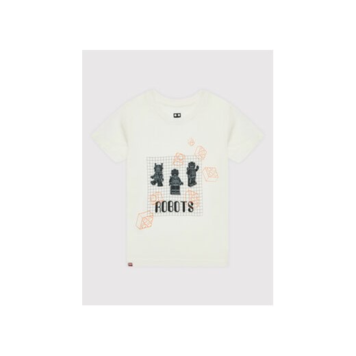 LEGO T-Shirt 12010495 Biały Regular Fit Lego 128 MODIVO wyprzedaż