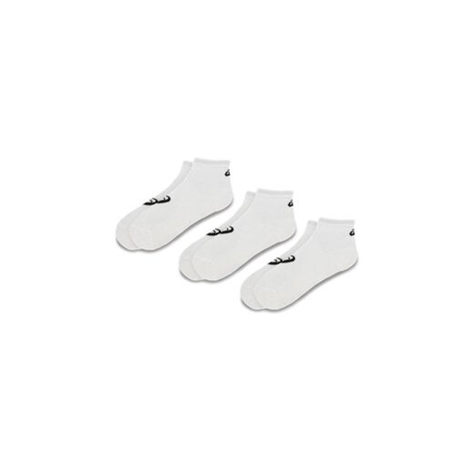 Asics Zestaw 3 par niskich skarpet unisex 3PPK Quarter Sock 155205 Biały ze sklepu MODIVO w kategorii Skarpetki damskie - zdjęcie 168629669