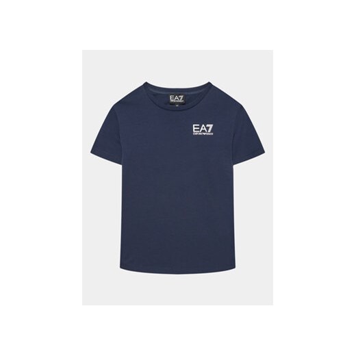EA7 Emporio Armani T-Shirt 8NBT51 BJ02Z 1554 Granatowy Regular Fit ze sklepu MODIVO w kategorii T-shirty chłopięce - zdjęcie 168629865